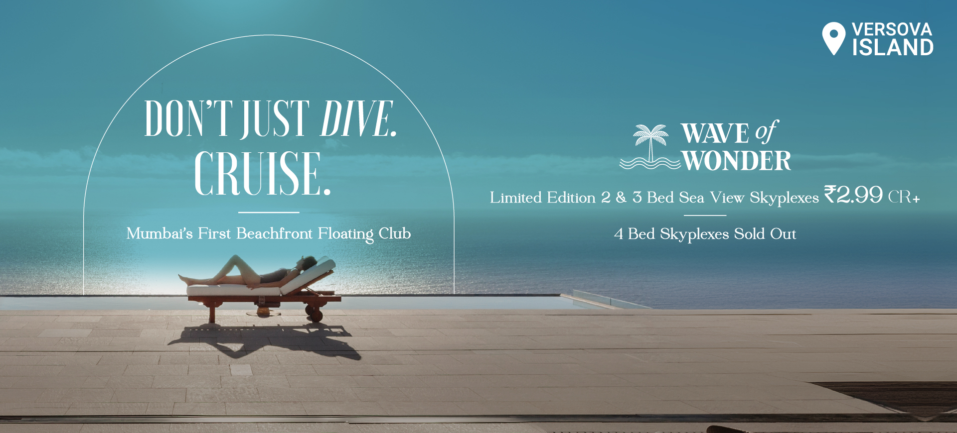 Mumbai's first beachside 1 & 2 BHK Island suites starting at Rs 64.99 Lacs+ Versova Island